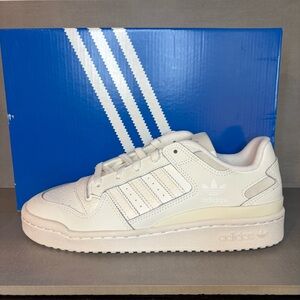 Adidas | NEW! Forum Low CL Shoes - Cloud White ; Womens 9